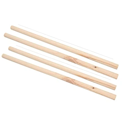Image of 4PK Wooden Bird Perch Canary Budgie Cockatiel Parrot Cage Accessories 19&quot;