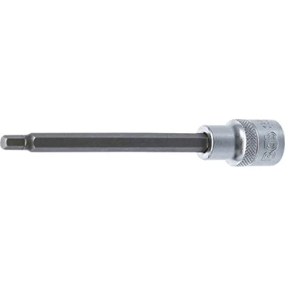 Image of BGS 4271 Bit Socket length 140 mm 12.5 (1/2&quot;) Drive internal Hexagon 6