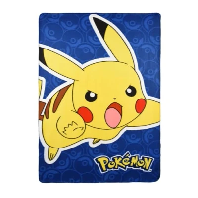 Image of Pokemon Polar Fleece Blanket (Blue Pikachu)