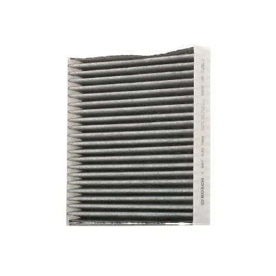 Image of 71775823 Pollen Filter BOSCH 1 987 435 589 Activated Carbon 194mm 187,5mm 30mm FIAT: 500 Hatchback, Panda III C Convertible