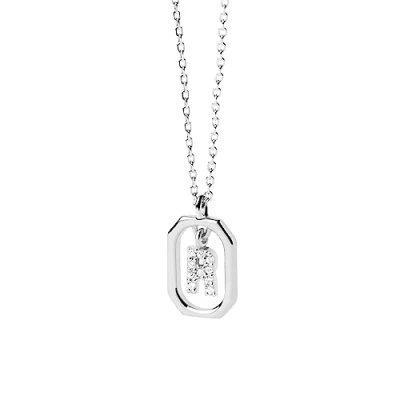 Image of P D PAOLA Collar CO02 529 U letra R Mini mujer