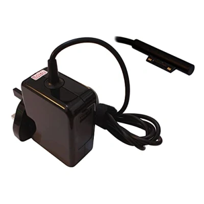 Image of Power4Laptops AC Adapter Laptop Charger Power Supply (UK Plug) Compatible With Microsoft Surface Pro 4