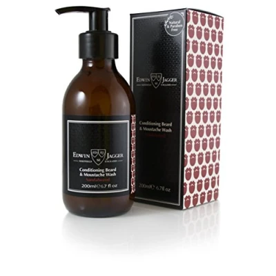 Image of Edwin Jagger Conditioning Beard &amp; Moustache Wash (Sandalwood)