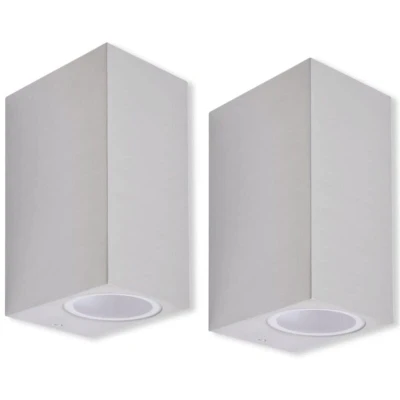 Image of vidaXL Outdoor Up and Down Wall Lights 2 pcs