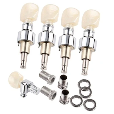 Image of sharprepublic five string Tuning Peg Banjo Plugs Beaded Machine Heads Knob Adjustment Clamp