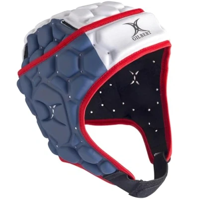 Image of Falcon 200 England Head Guard Red/White size XL