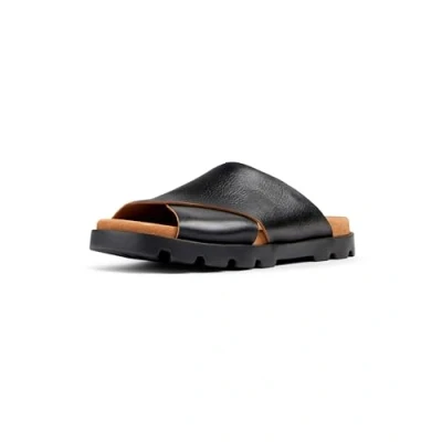 Image of Camper Men&#039;s Brutus Sandal K100775 X Strap, Black 014, 9 UK