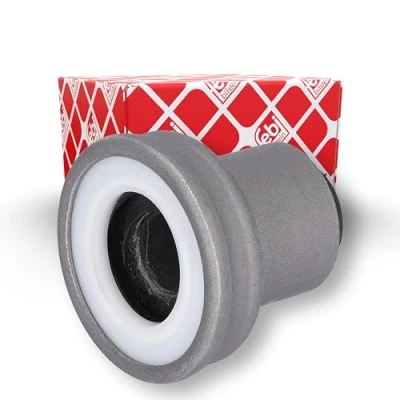 Image of 251407077, 251407077B Arm Bushes FEBI BILSTEIN 07590 Upper Front Axle Elastomer, PTFE (polytetrafluoroethylene) VOLKSWAGEN: TRANSPORTER 3 Kasten