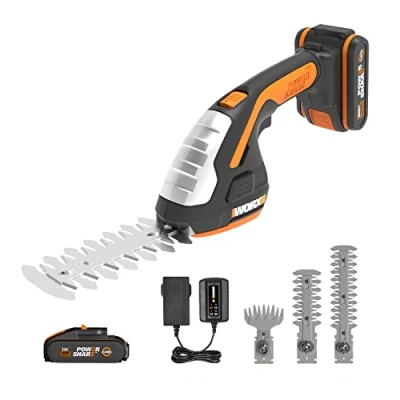Image of WORX WG801E 20V ZEN Cordless Shrub/Grass Shear Black