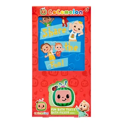 Image of EVA Bath Tiles and Shaped Fizzer 100g