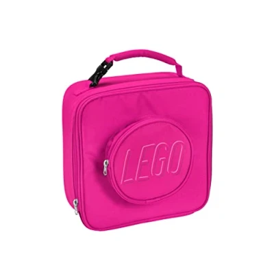 Image of LEGO Brick Eco Lunch, Pink, One Size, Lunch Bag