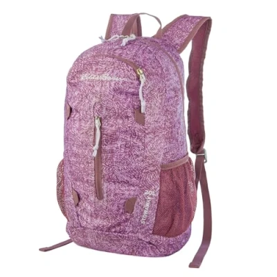 Image of Eddie Bauer Unisex&#039;s Stowaway Packable Backpack Made from Ripstop Polyester Hiking daypacks, Lilac, 20L US