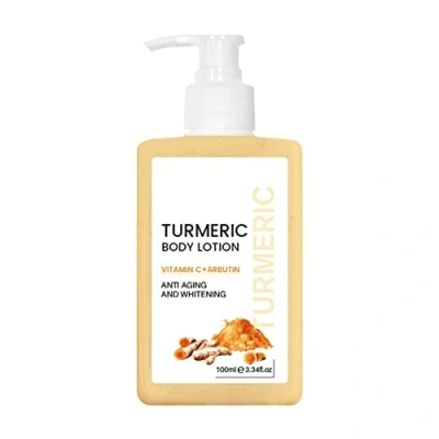 Image of Allbestaye Natural Turmeric Cream Lightening Brightening Deodorant Bleaching Moisturizing Nourishing Body Lotion 100ml