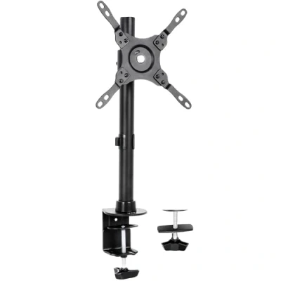 Image of VIVO Black Ultra Wide Screen TV and Monitor Desk Mount, Adjustable Height Tilt STAND for Screens up to 42 inches, V101C