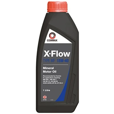 Image of 0501CA107C27466925 Engine Oil COMMA X Flow MF XFMF1L 15W 40 1l Mineral VOLKSWAGEN: Golf 5, Transporter Polo IV Hatchback