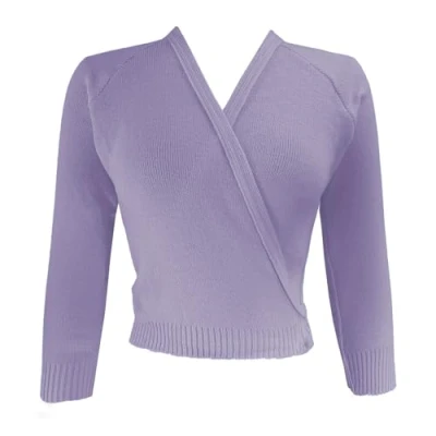 Image of Starlite Lilac Crossover Cardigan Long Sleeve 24&quot;