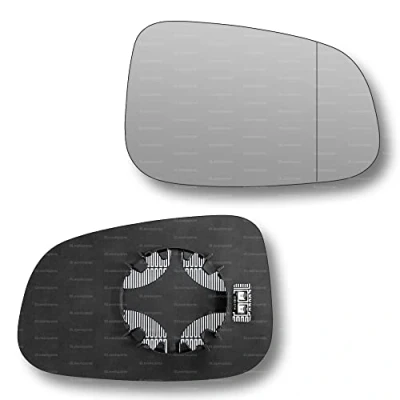 Image of Less4spares Replacement Wing Mirror Glass Right Compatible with Volvo v40 2012 2019 CLIP ON Driver Off side Heated Blind Spot