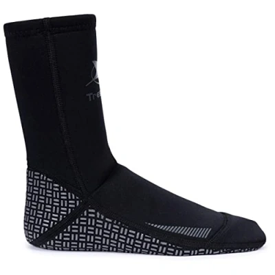 Image of Trespass Wetsuit Diving Swimming Socks Unisex 3mm Neoprene Yoly