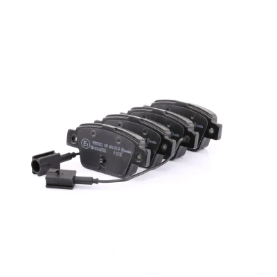 Image of 77363518, 77365809 brake pad set BREMBO P 23 135 incl. wear warning contact with caliper screws without accessories FIAT: BRAVO 2