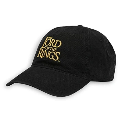 Image of Lord of The Rings Logo Adults Cap Black