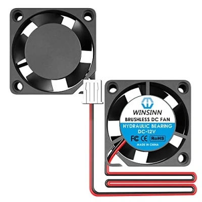 Image of WINSINN Mini 20mm Fan 12V Hydraulic Bearing Brushless 2010 20x10mm High Speed (Pack of 2Pcs)