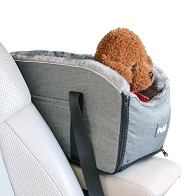 Image of Dog Console Car Seat Small Cat Booster On Armrest,Dog Washable Armrest For Dogs Cats Pet Supplies