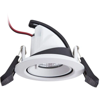Image of Arcchio Harcos LED downlight, white, Ø 8 cm, 4,000K