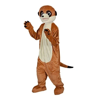 Image of Wicked Costumes Adult Deluxe Meerkat Fancy Dress Mascot One Size