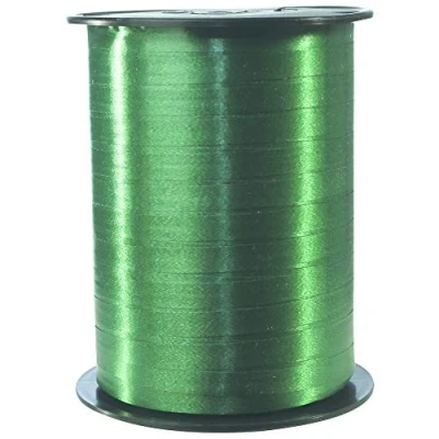 Image of Clairefontaine Ref 601774C Smooth Counter Ribbon Roll (Single Reel) 7mm x 500m Length Roll, 11.7 9.5cm Spool Suitable for Gift Wrapping &amp; Crafting Emerald Green