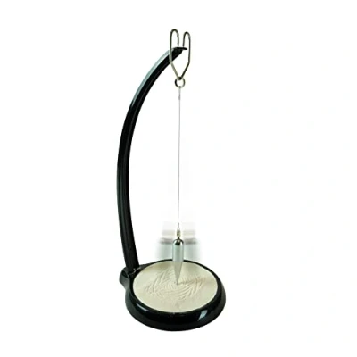 Image of Funtime Gifts 10692 Foucault&#039;s Pendulum Mind Fuel Desktop, Black