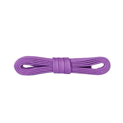 Image of Kaps Fancy Waxed Flat Shoe Boot Laces, 100% Finest Cotton, Colorful Fashion, 5 mm 0.19 inch Width, Many Colours And Lengths, Made in Europe (120 cm 47 6 8 eyelet pairs / 92 Purple)