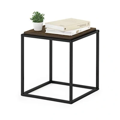 Image of Furinno Moretti Modern Lifestyle Stackable Shelf, 1 Tier, Columbia Walnut