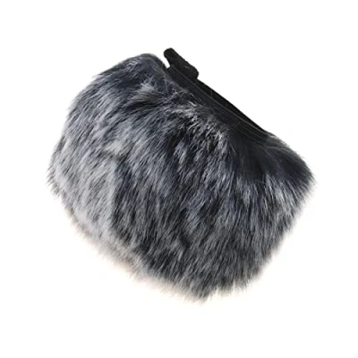 Image of Be In Your Mind Furry Recorder Windscreen Muff Replacement Compatible with Zoom H1n/H1 Handy Portable Digital Microphone 10x7cm/3.94x2.76inch