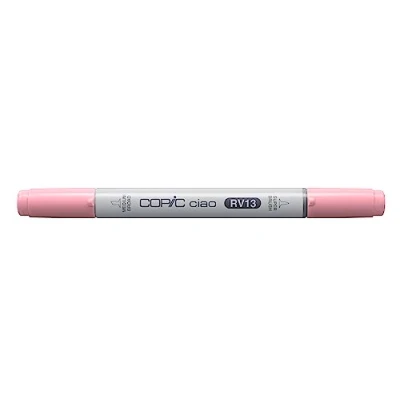 Image of Copic Ciao Coloured Marker Pen (RV 13) Tender Pink, For Art &amp; Crafts, Colouring, Graphics, Highlighter, Design, Anime, Professional Beginners, Supplies Colouring Books