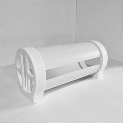 Image of Bin Liner Bag Dispenser Holder for Rubbish Trash Can Wheelie Pedal Garbage Waste Refuse Sack Caddy Compostable White