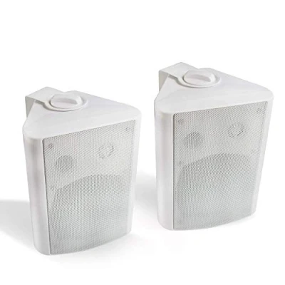 Image of Herdio Outdoor Speakers, 200 Watts 5.25 Inches Speaker Waterproof For Patio Indoor Outdoor,White