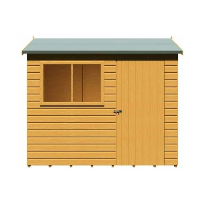 Image of Shire Premium Shed Range Lewis 8x6 SD Reverse Apex Style C
