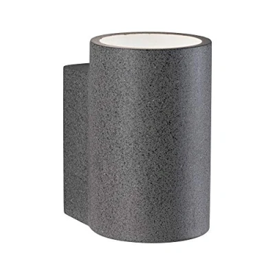 Image of Paulmann Concrea LED outdoor wall light, cylinder