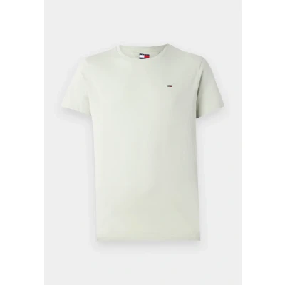 Image of Tommy Jeans TEE Basic Tshirt, Men&#039;s, Size: 40, Misty sage