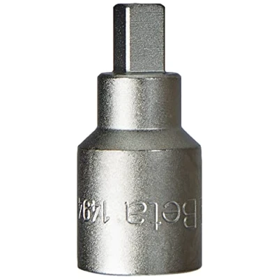 Image of Beta 14940258 Model 1494 Q8 Male Square Oil Drain Plug Sockets, 1/2 Drive, 8mm