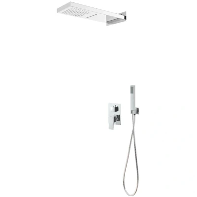 Image of vidaXL Shower System Stainless Steel 201 Silver