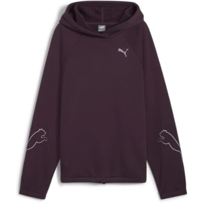 Image of Puma Motion Hoodie Hoodie, Women&#039;s, Size: Small, Midnight plum