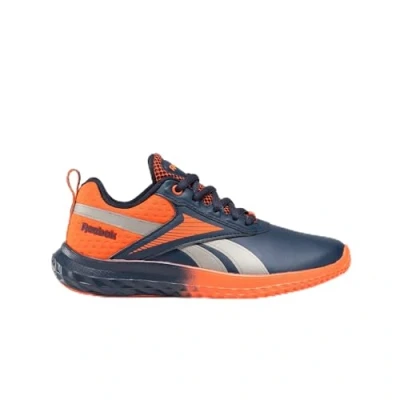 Image of Reebok Rush Runner 5.0 SYN Sneaker, VECTORNAVY/PUMPORANGE, 3.5 UK Child