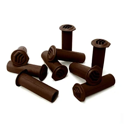 Image of 10 x Brown Drill Weep Vents Round Vent Cavity Rendered Walls Retaining Wall