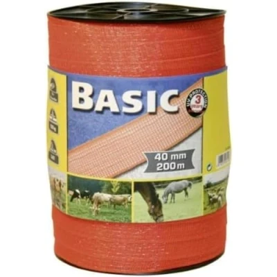 Image of Corral Basic Fencing Tape Orange 200m x 40mm