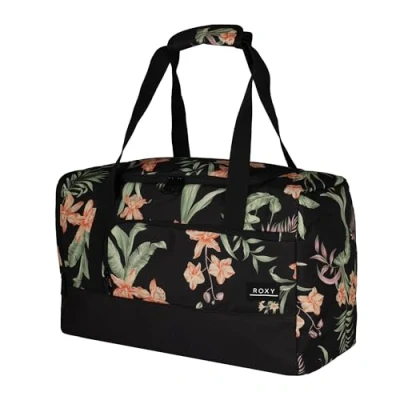 Image of Roxy Duffel Bag Travel Work Gym Fitness Beach Everyday Carry Recycled Materials, Anthracite Island Escape, Sweet Kombucha