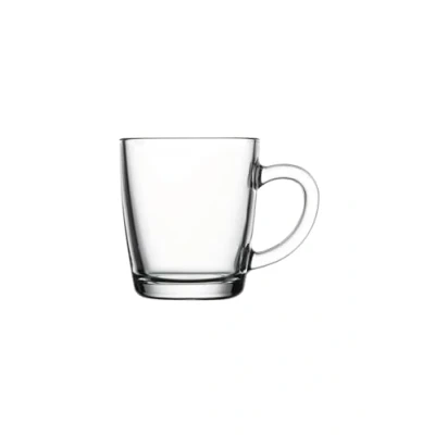 Image of Pasabahce Teeglass Kulplu Cay Bardak Oval 2 li with Handle