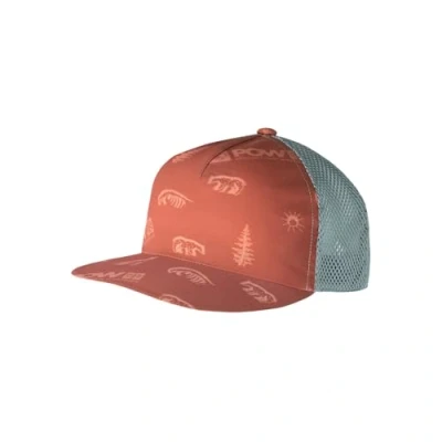 Image of Buff Unisex Youth Experience Nature Pack Trucker Kids Cap, Brown