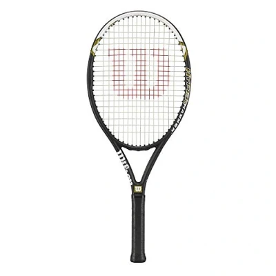 Image of Wilson Unisex Adult Hyper Hammer 5.3 Beginners and Intermediate Players, Grip Size L3, Black/White/Green, L3 (4 3/8 Inch)