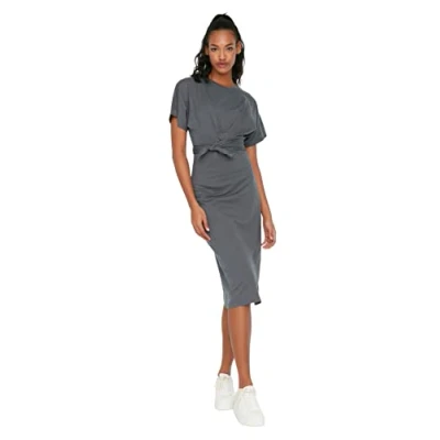 Image of Trendyol Women Midi A line Regular Knit Dress